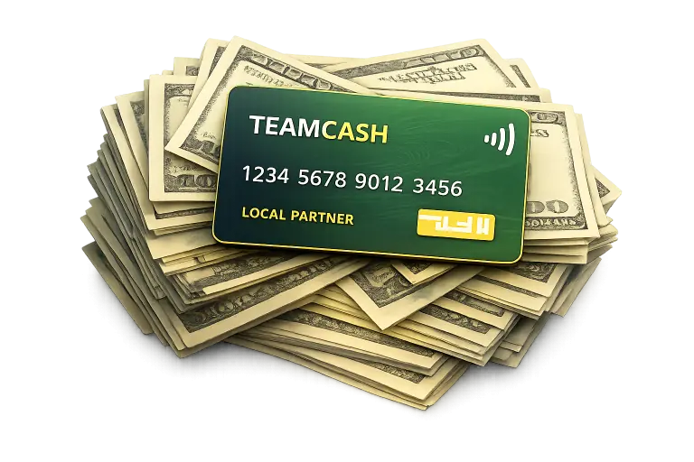 Teamcash local payment program
